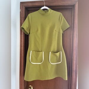 Smak Parlour 60s Style Green Dress-XL